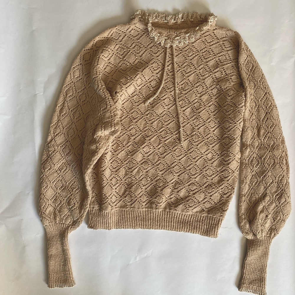 Oatmeal knit sweater